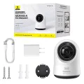 Вътрешна камера за сигурност P1 Pro (S0TV022132) - Baseus - 3K, 5MP, Type-C, двупосочен разговор, нощно виждане, цифрово увеличение - Бял