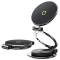 Baseus - Стойка за кола MagPro Series II (C40172900121-00) - за табло, магнитна стойка за кола, 360°, сгъваема - космическо черно