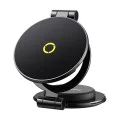 Baseus - Стойка за кола MagPro Series II (C40172900121-00) - за табло, магнитна стойка за кола, 360°, сгъваема - космическо черно