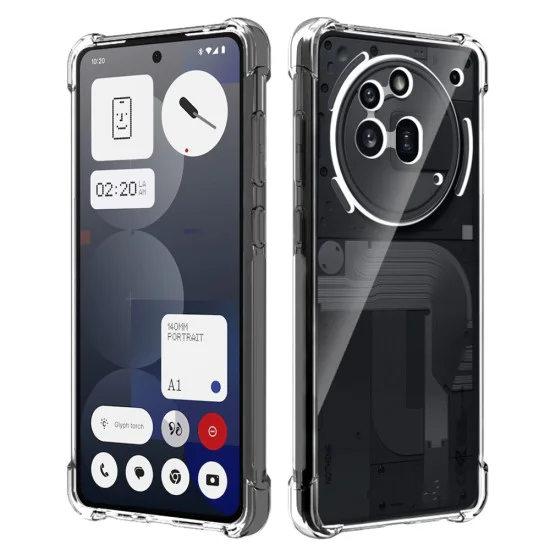 Калъф за телефон Nothing (3a) Pro - Techsuit - Удароустойчив прозрачен силикон - прозрачен