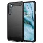 Калъф за OnePlus Nord 5G - Carbon Silicone - Черен