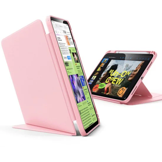 ESR - Flip Hybrid (с държач за молив) - iPad 10 (2022) 10.9 / 11 (2025 - розов