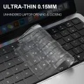 Techsuit - Премиум капак за клавиатура PureTypeX (KC1) - ултра тънък, за MacBook Pro 14 (2024-2021)/ Air 13/15 (2022-2025) - прозрачен