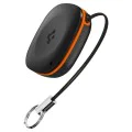 Spigen - Bluetooth Tracker TagMe - за iPhone, Съвместим с Apple Find My, Anti-Loss, Вградена каишка и О-пръстен - Черен