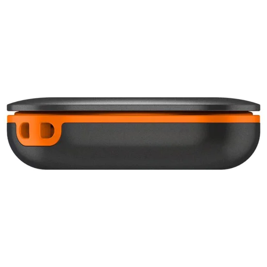 Spigen - Bluetooth Tracker TagMe - за iPhone, Съвместим с Apple Find My, Anti-Loss, Вградена каишка и О-пръстен - Черен