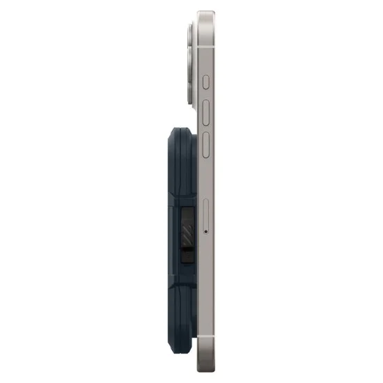 Spigen - Magnetic Card Holder Lock Fit MagSafe - Universal, for Card / Cash - Metal Slate