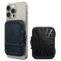 Spigen - Magnetic Card Holder Lock Fit MagSafe - Universal, for Card / Cash - Metal Slate