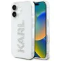 Калъф за iPhone 16 – Карл Лагерфелд – IML Rhinestones (KLHCP16SHKLSTDCT) – Прозрачно лого