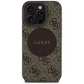 Guess - 4G Circle Classic Logo MagSafe (GUHMP16XP4PGRSGW) - iPhone 16 Pro Max - кафяв