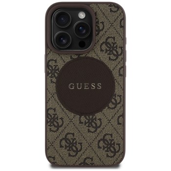 Guess - 4G Circle Classic Logo MagSafe (GUHMP16XP4PGRSGW) - iPhone 16 Pro Max - кафяв