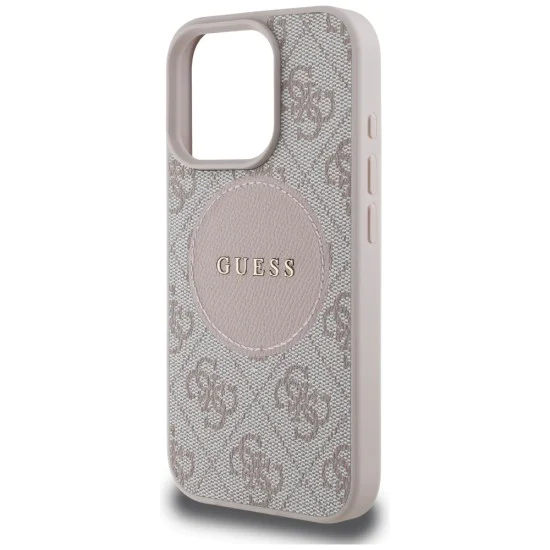 Guess - 4G Circle Classic Logo MagSafe (GUHMP16LP4PGRSGP) - iPhone 16 Pro - розов