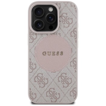 Guess - 4G Circle Classic Logo MagSafe (GUHMP16LP4PGRSGP) - iPhone 16 Pro - розов