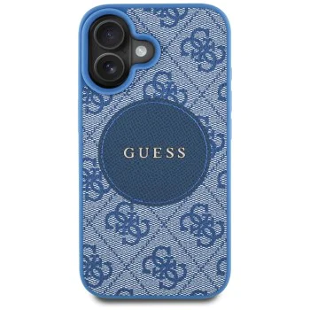 Guess - 4G Circle Classic Logo MagSafe (GUHMP16SP4PGRSGB) - iPhone 16 - Син