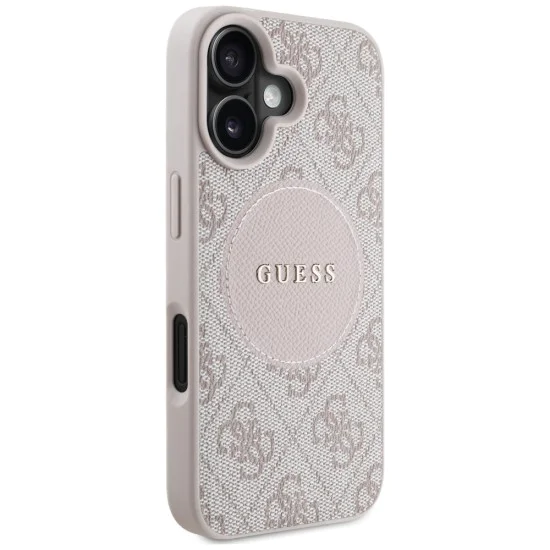 Guess - 4G Circle Classic Logo MagSafe (GUHMP16SP4PGRSGP) - iPhone 16 - Розов