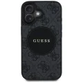 Guess - 4G Circle Classic Logo MagSafe (GUHMP16SP4PGRSGK) - iPhone 16 - Черен