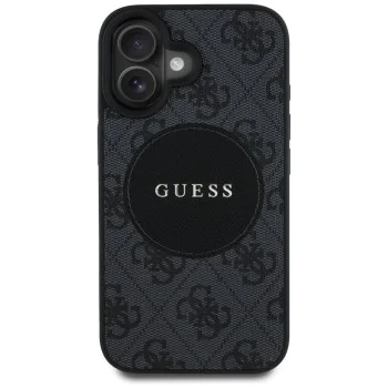 Guess - 4G Circle Classic Logo MagSafe (GUHMP16SP4PGRSGK) - iPhone 16 - Черен