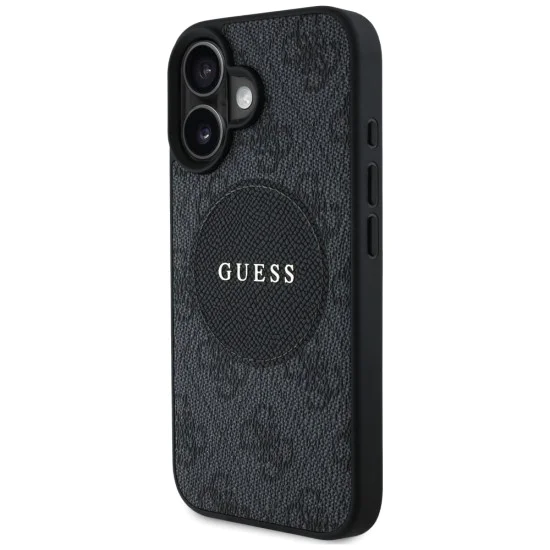 Guess - 4G Circle Classic Logo MagSafe (GUHMP16SP4PGRSGK) - iPhone 16 - Черен