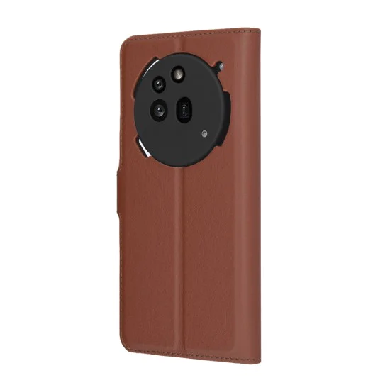 Технически костюм - кожено фолио - Nothing Phone (3a) Pro - кафяв