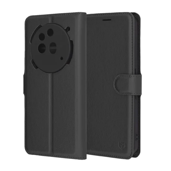 Techsuit - Кожено фолио - Nothing Phone (3a) Pro - Черно