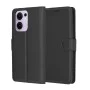 Techsuit - Кожено фолио - Oppo Reno13 F 4G / Reno13 F 5G / Reno13 FS 5G - Черен