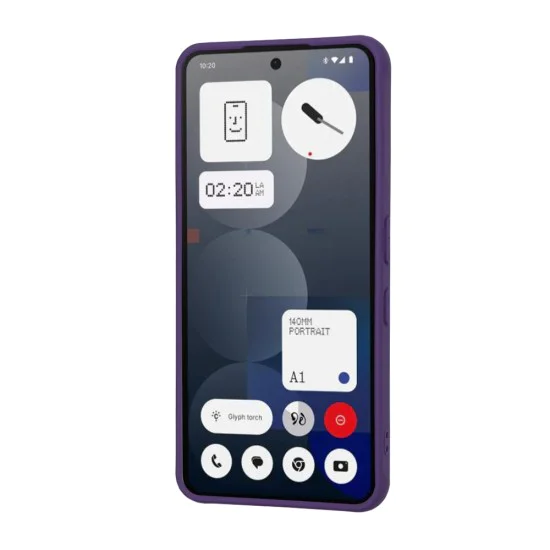 Techsuit - HaloFrost MagSafe Series - Nothing Phone (3a) Pro - Deep Purple