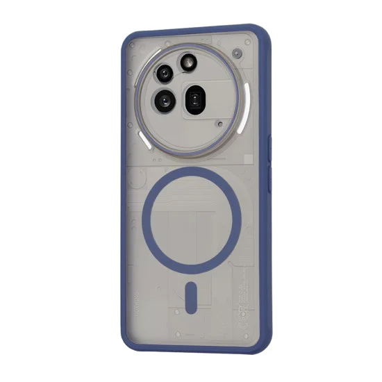 Techsuit - HaloFrost MagSafe Series - Nothing Phone (3a) Pro - Deep Blue