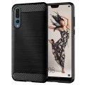 Калъф за Huawei P20 Pro - Carbon Silicone - Черен