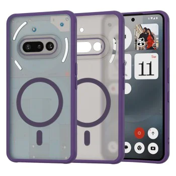 Techsuit - Серия HaloFrost MagSafe - Nothing Phone (3a) - Deep Purple