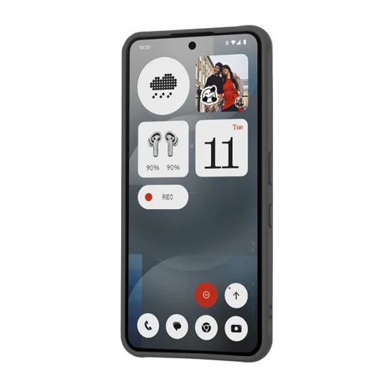 Techsuit - HaloFrost MagSafe Series - Nothing Phone (3a) - Smoke Black