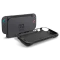 Spigen - защитен калъф Rugged Armor - за Nintendo Switch 2, с регулируема каишка, ергономичен дизайн - матово черно