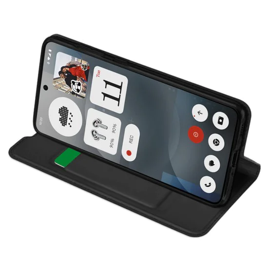 Techsuit - Magskin Book - Nothing Phone (3a) - Черен