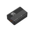 Адаптер за кабел за зарядно (CW-CHS041PD-BK) за 2xUSB QC, 2xType-C PD3.0 PPS, Huawei FCP, VOOC, 100W, LED дисплей - ColorWay -  - Черен