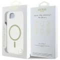 Guess - IML Glitter Circle MagSafe (GUHMPSE4HFGERET) - iPhone 16e - Прозрачен