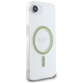 Guess - IML Glitter Circle MagSafe (GUHMPSE4HFGERET) - iPhone 16e - Прозрачен