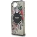Guess - IML Flowers MagSafe (GUHMPSE4HFWBRCEK) - iPhone 16e - Черен