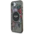 Guess - IML Flowers MagSafe (GUHMPSE4HFWBRCEK) - iPhone 16e - Черен