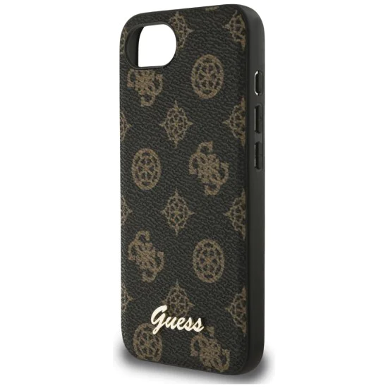 Guess - Peony Script MagSafe (GUHMPSE4PGPYSK) - iPhone 16e - Черен