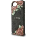Guess - Hardcase 4G Flower Print MagSafe (GUHMPSE4P4ROPEMCK) - iPhone 16e - черен
