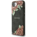 Guess - Hardcase 4G Flower Print MagSafe (GUHMPSE4P4ROPEMCK) - iPhone 16e - черен