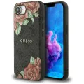 Guess - Hardcase 4G Flower Print MagSafe (GUHMPSE4P4ROPEMCK) - iPhone 16e - черен
