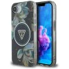 Guess - IML Metal Glitter Flowers Triangle MagSafe (GUHMPSE4HFLPEDK) - iPhone 16e - Черен