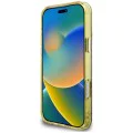 Guess - IML Metal Glitter 4G Circle Triangle MagSafe (GUHMP16LHG4PRTGW) - iPhone 16 Pro - кафяв