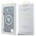 Guess - IML Metal Glitter 4G Circle Triangle MagSafe (GUHMPSE4HG4PRTGB) - iPhone 16e - Син