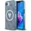 Guess - IML Metal Glitter 4G Circle Triangle MagSafe (GUHMPSE4HG4PRTGB) - iPhone 16e - Син