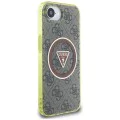 Guess - IML Metal Glitter 4G Circle Triangle MagSafe (GUHMPSE4HG4PRTGW) - iPhone 16e - Кафяв