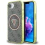 Guess - IML Metal Glitter 4G Circle Triangle MagSafe (GUHMPSE4HG4PRTGW) - iPhone 16e - Кафяв