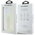Калъф за iPhone 16 Pro – Карл Лагерфелд – IML Rhinestones (KLHCP16LHKLSTDCT) – Прозрачно лого