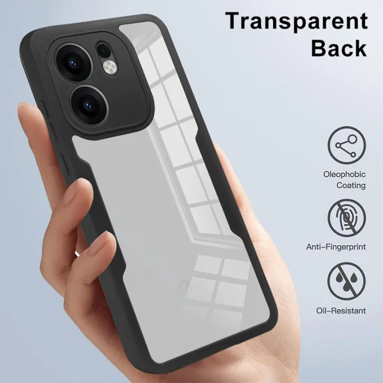 Калъф за Oppo Reno13 F 4G / Reno13 F 5G / Reno13 FS 5G - ColorVerse 360 ​​Series + Screen Protector - Син