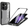 Калъф за Oppo Reno13 F 4G / Reno13 F 5G / Reno13 FS 5G - ColorVerse 360 ​​Series + Screen Protector - Черен