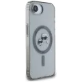 Калъф за iPhone 16e – Карл Лагерфелд – IML MagSafe (KLHMPSE4HLSKCK) – Метална глава Karl&Choupette